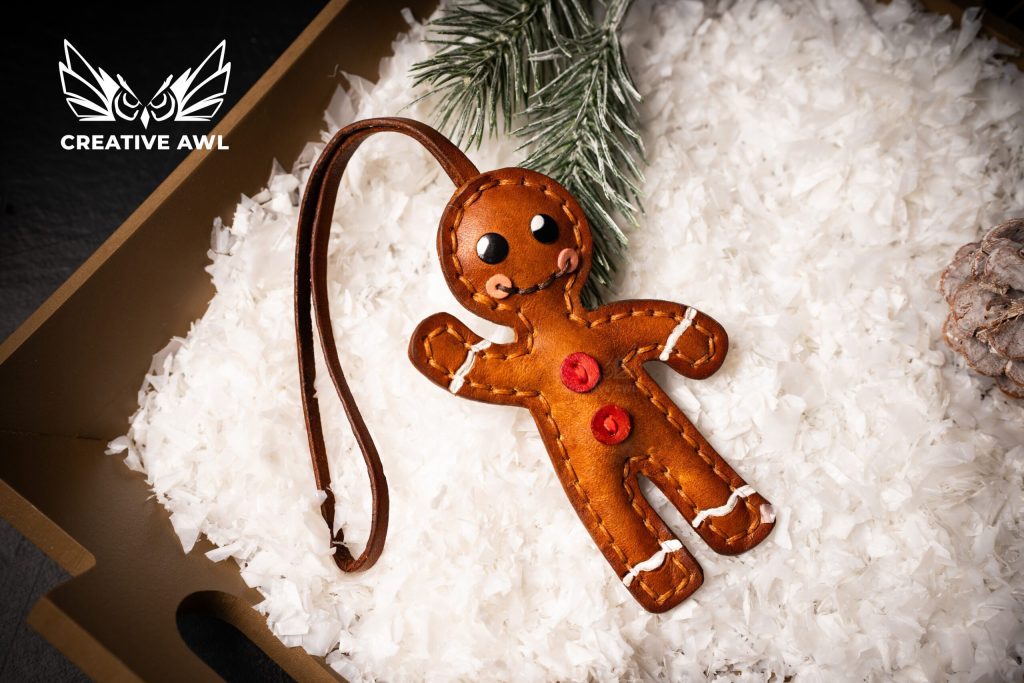 图片[3]-手工皮具图纸 圣诞挂件ca269-皮艺果手工皮具图纸