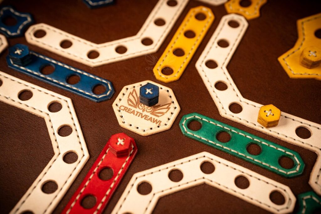 图片[2]-手工皮具图纸 飞行棋盘ca271-皮艺果手工皮具图纸