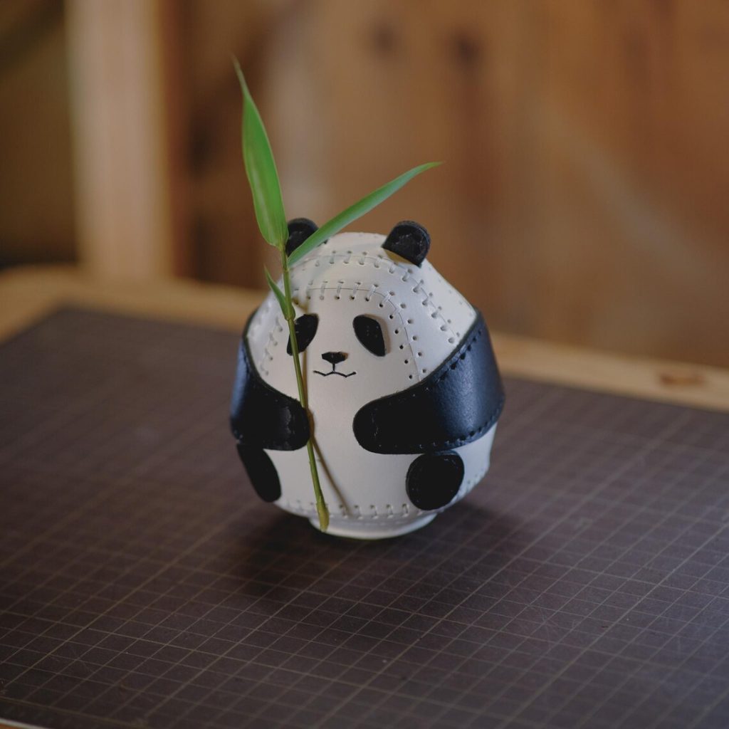 图片[3]-手工皮具图纸 熊猫不倒翁ph020-皮艺果手工皮具图纸