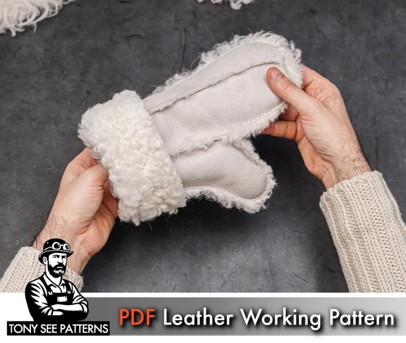 手工皮具图纸 棉手套di207-皮艺果手工皮具图纸