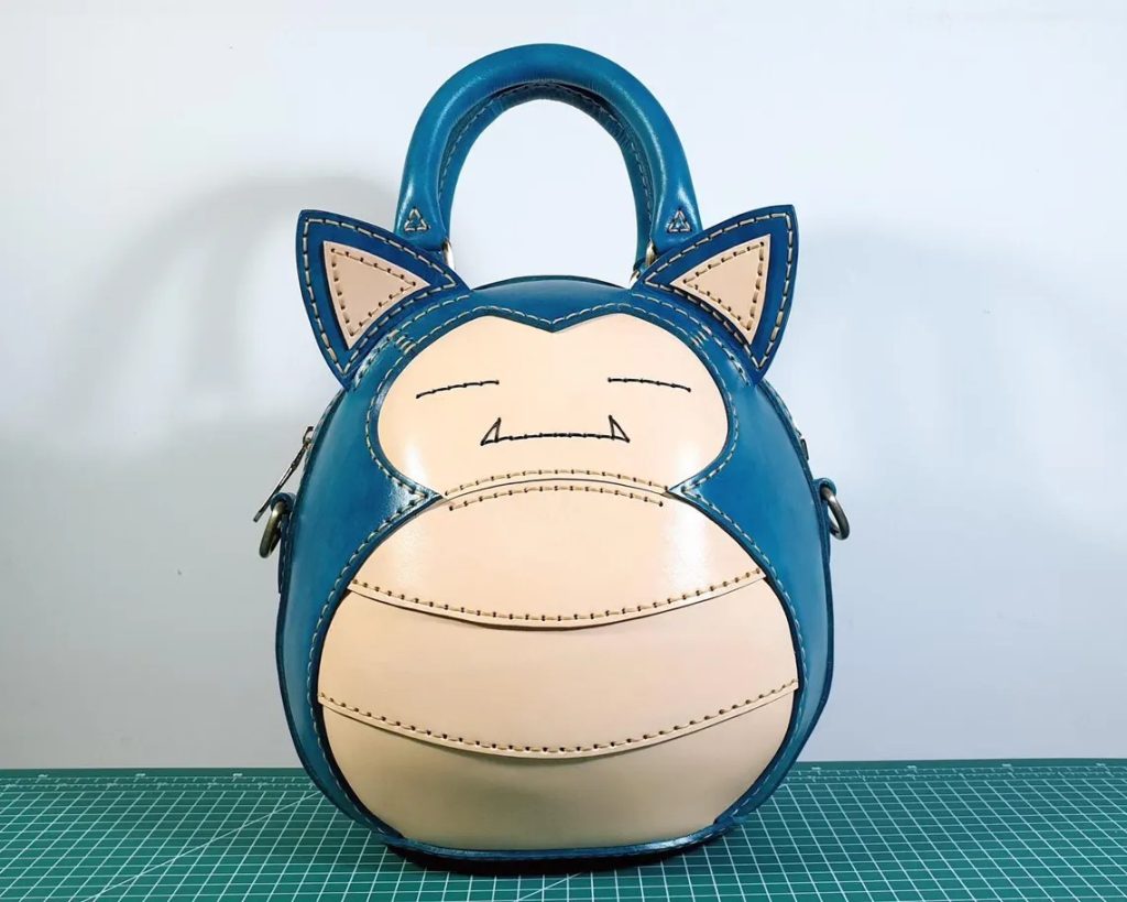 图片[1]-手工皮具图纸 宝可梦卡比兽mw006-皮艺果手工皮具图纸