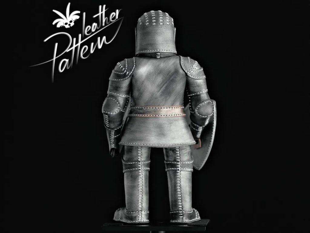 图片[2]-手工皮具图纸 中世纪小兵lh122-皮艺果手工皮具图纸