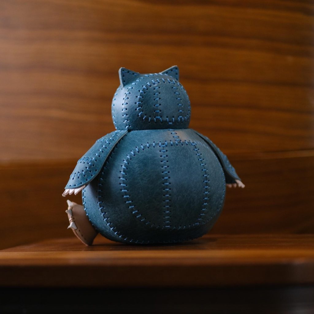 图片[2]-手工皮具图纸 卡比兽沉睡娃娃mw007-皮艺果手工皮具图纸