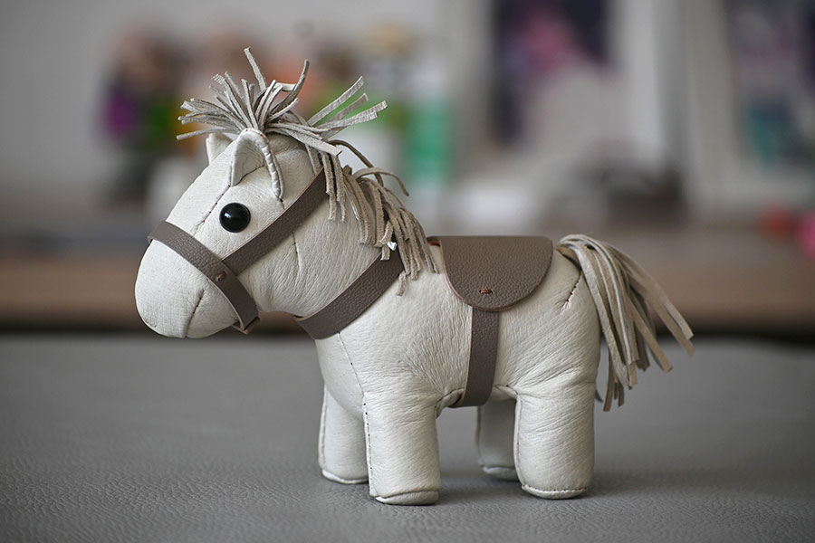 图片[1]-马年公仔挂件-皮艺果手工皮具图纸