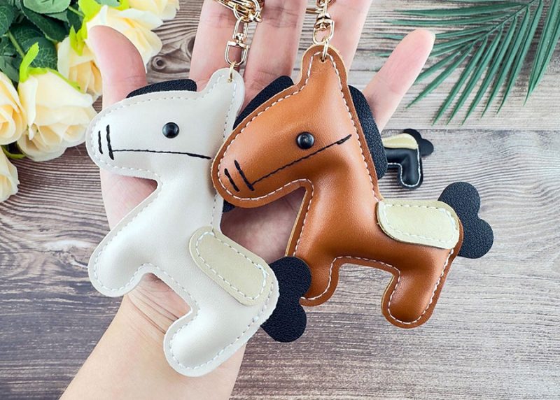 小马挂件-皮艺果手工皮具图纸