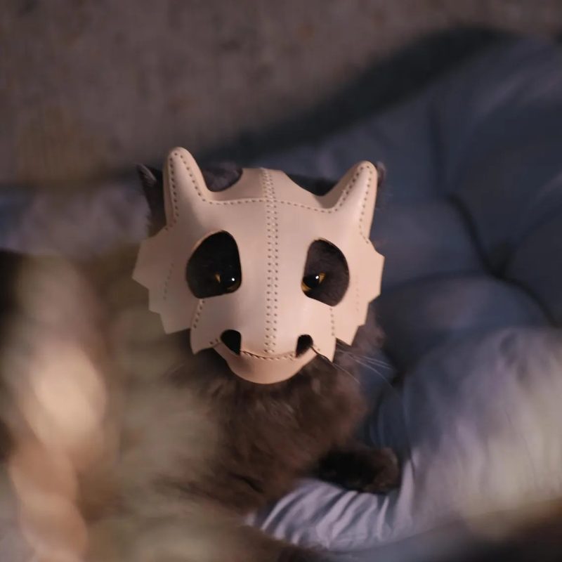 猫头骨面具ph026-皮艺果手工皮具图纸