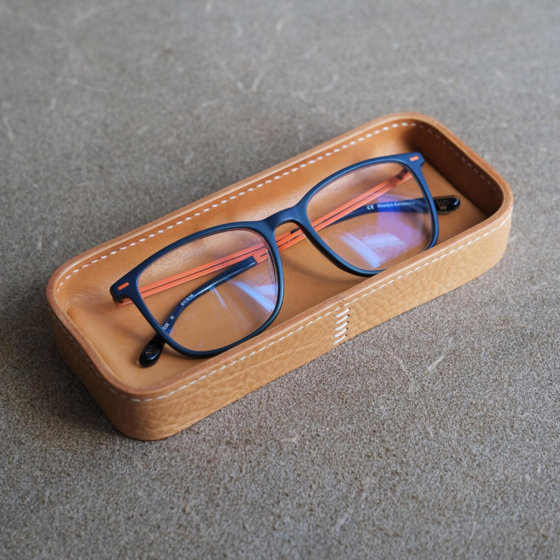 植鞣革收纳盒-皮艺果手工皮具图纸