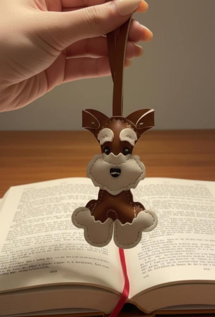 图片[1]-AlphaPatternz 雪纳瑞挂件-皮艺果手工皮具图纸