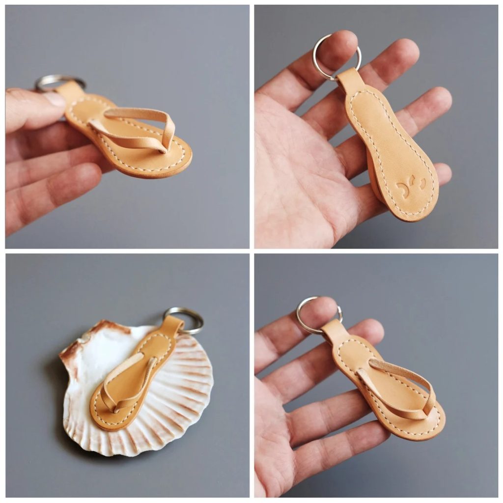 图片[1]-鞋子挂件dg010-皮艺果手工皮具图纸