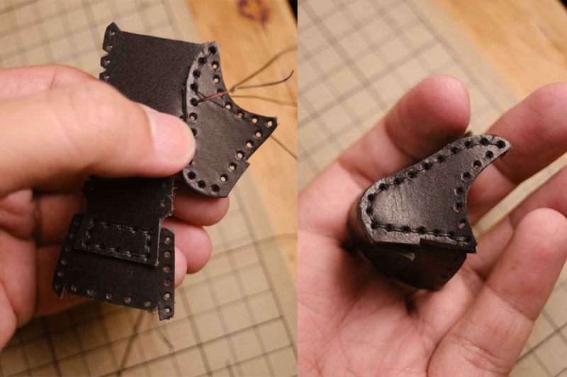 图片[3]-马头笔筒手工制作过程参考-DIY手工帖子圈子-皮具教程-皮艺果手工皮具图纸