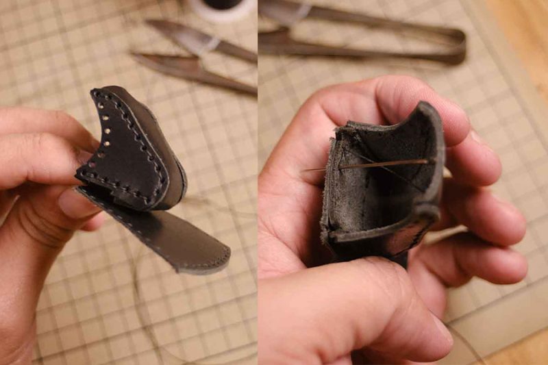 图片[7]-马头笔筒手工制作过程参考-DIY手工帖子圈子-皮具教程-皮艺果手工皮具图纸