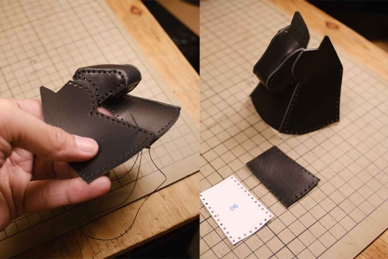 图片[11]-马头笔筒手工制作过程参考-DIY手工帖子圈子-皮具教程-皮艺果手工皮具图纸