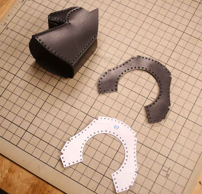 图片[13]-马头笔筒手工制作过程参考-DIY手工帖子圈子-皮具教程-皮艺果手工皮具图纸