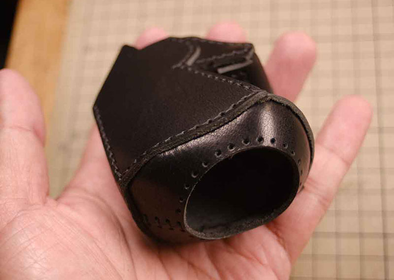 图片[16]-马头笔筒手工制作过程参考-DIY手工帖子圈子-皮具教程-皮艺果手工皮具图纸