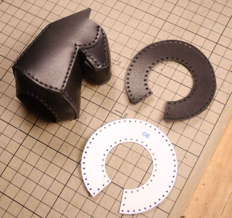 图片[17]-马头笔筒手工制作过程参考-DIY手工帖子圈子-皮具教程-皮艺果手工皮具图纸