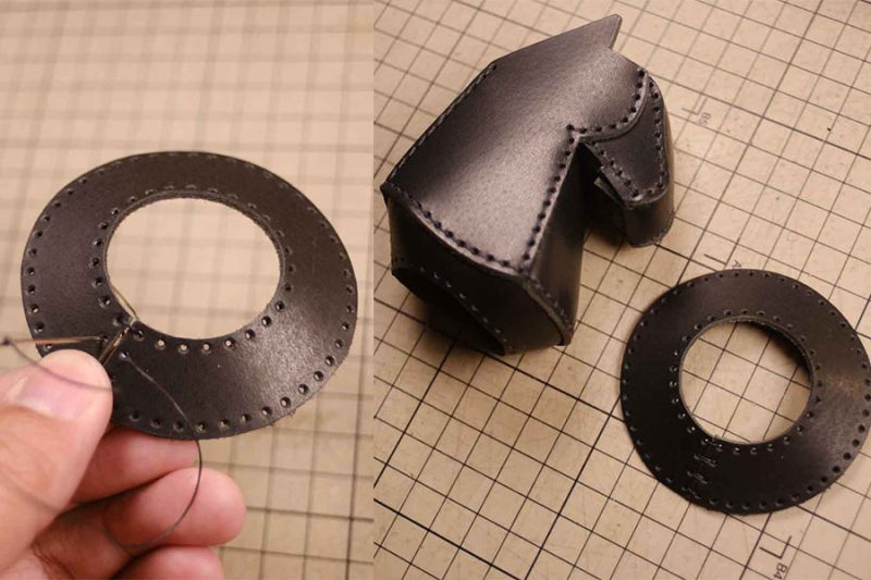 图片[18]-马头笔筒手工制作过程参考-DIY手工帖子圈子-皮具教程-皮艺果手工皮具图纸