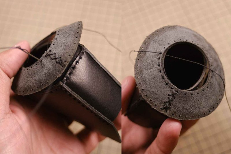 图片[19]-马头笔筒手工制作过程参考-DIY手工帖子圈子-皮具教程-皮艺果手工皮具图纸