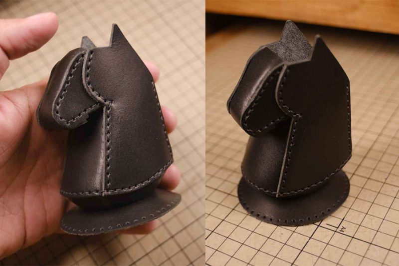 图片[20]-马头笔筒手工制作过程参考-DIY手工帖子圈子-皮具教程-皮艺果手工皮具图纸