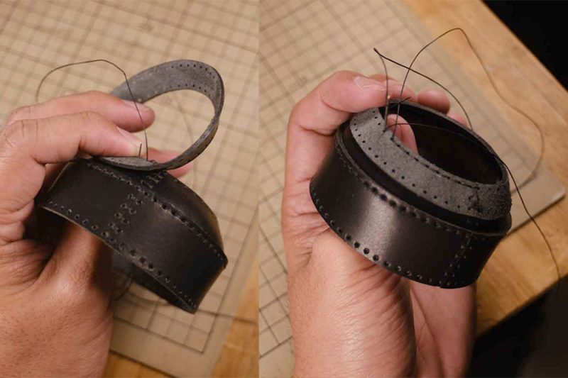 图片[26]-马头笔筒手工制作过程参考-DIY手工帖子圈子-皮具教程-皮艺果手工皮具图纸