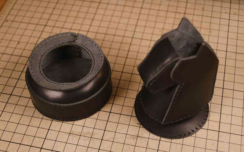 图片[29]-马头笔筒手工制作过程参考-DIY手工帖子圈子-皮具教程-皮艺果手工皮具图纸