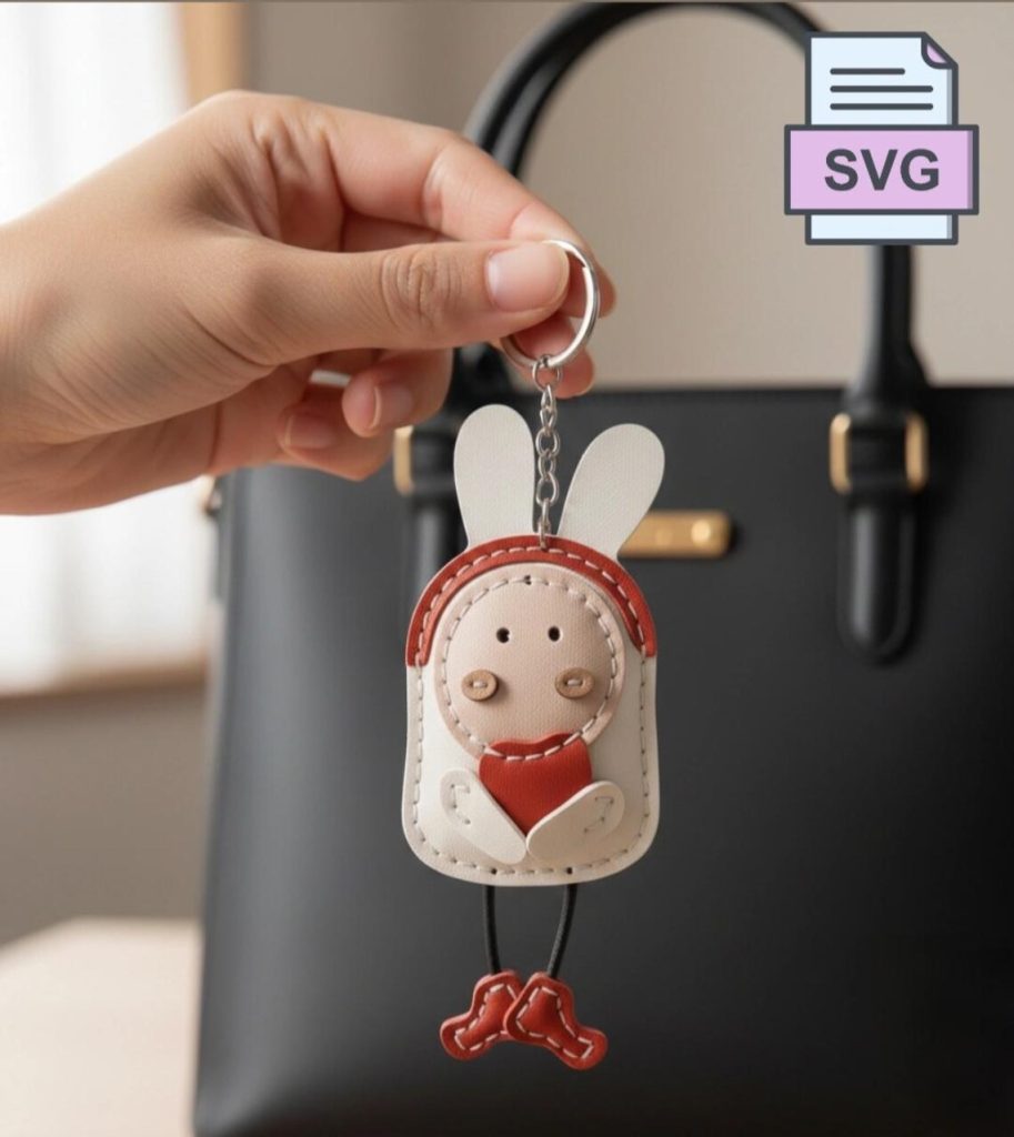 图片[2]-AlphaPatternz 兔子挂件-皮艺果手工皮具图纸