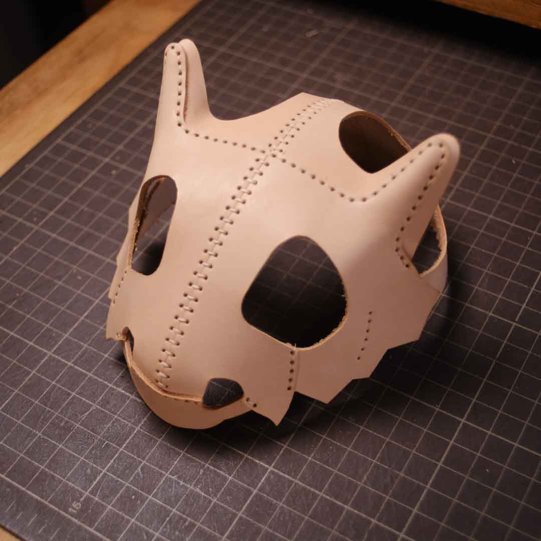 猫头制作过程-皮艺果手工皮具图纸