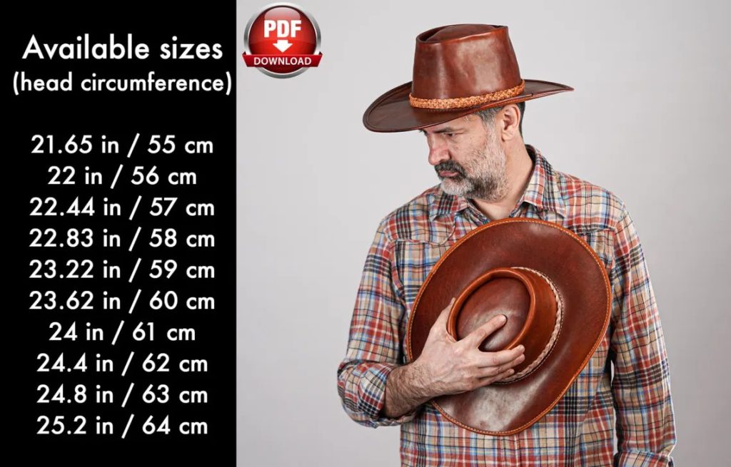 图片[1]-西部牛仔帽图纸下载