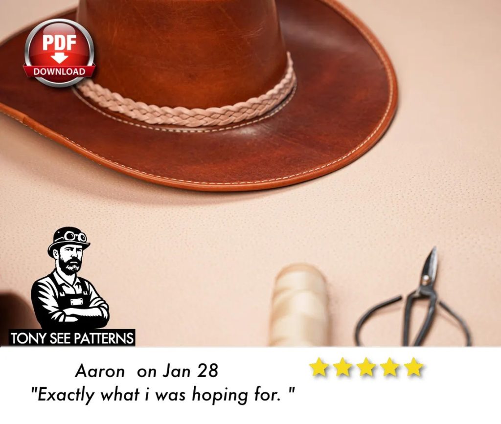 图片[2]-西部牛仔帽图纸下载