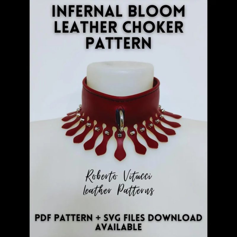 Infernal Bloom 图纸-皮艺果手工皮具图纸