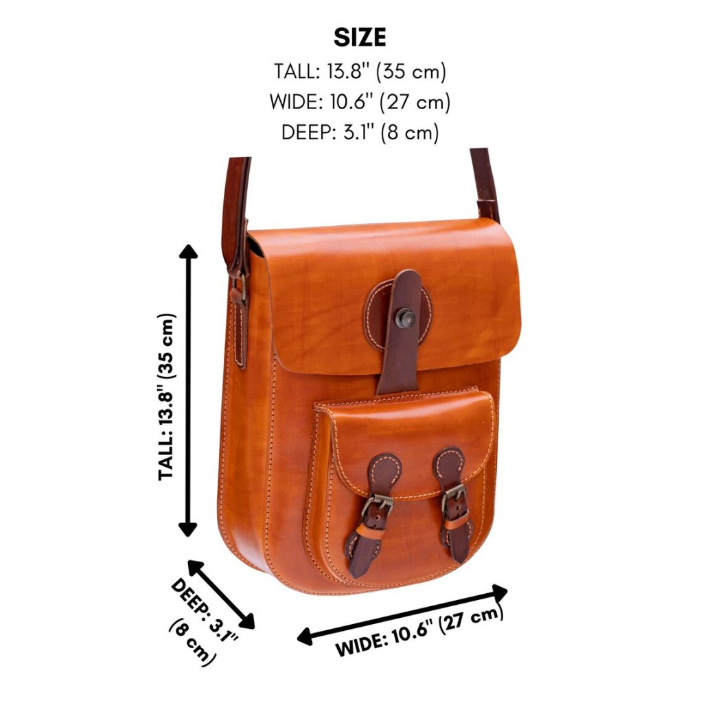 图片[2]-单肩斜挎包图纸-皮艺果手工皮具图纸库