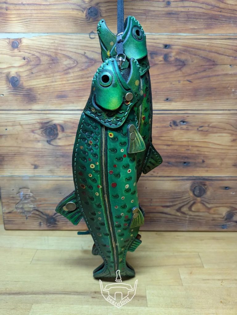 图片[3]-鱼钱包和笔袋bc011-皮艺果手工皮具图纸