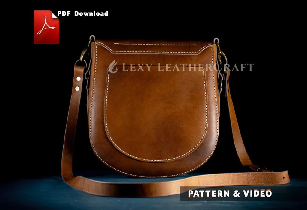 图片[3]-单肩斜挎包lc030-皮艺果手工皮具图纸