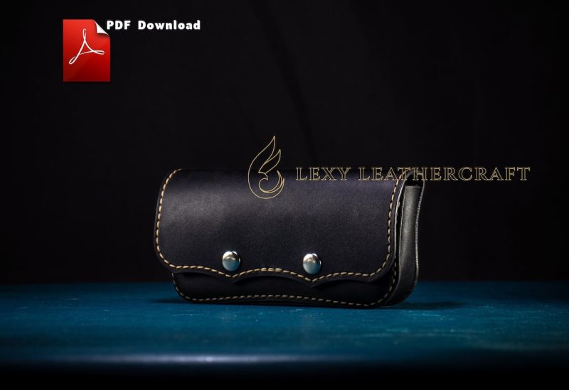 眼镜盒lc029-皮艺果手工皮具图纸