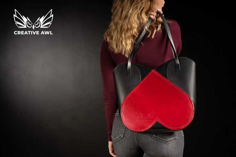 托特包ca283-皮艺果手工皮具图纸