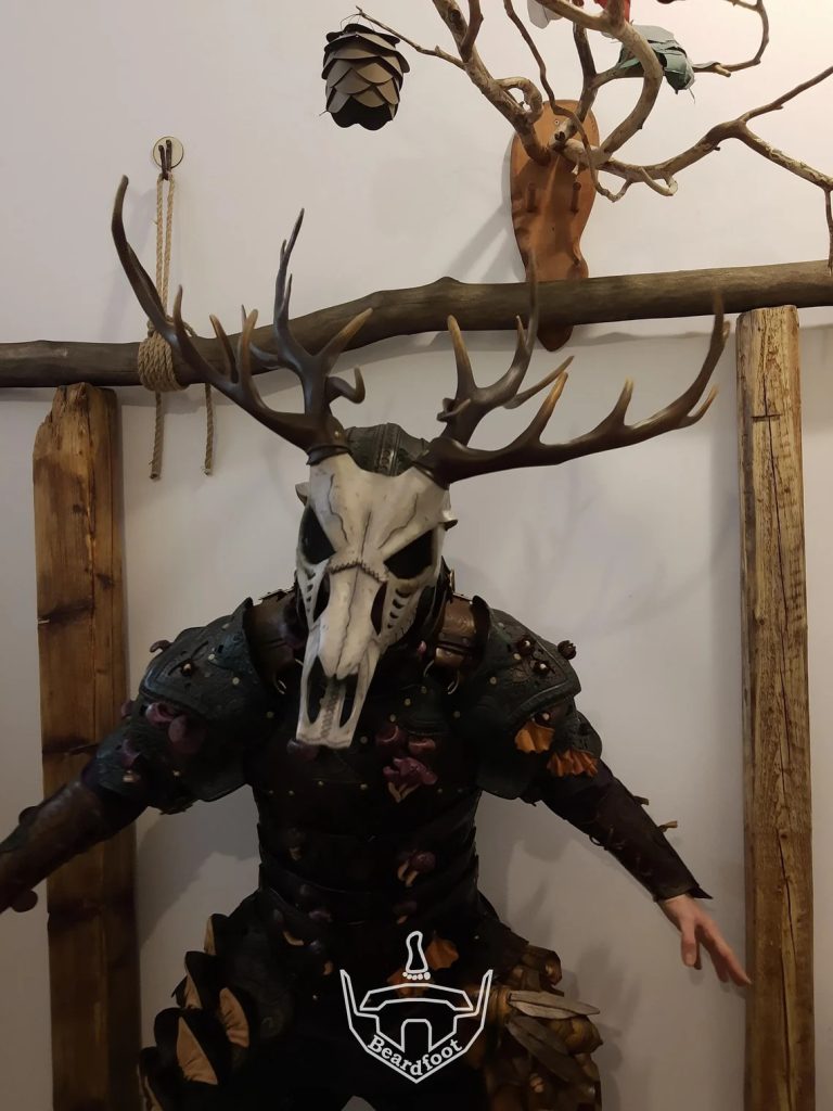 图片[3]-骷髅鹿头bc013-皮艺果手工皮具图纸