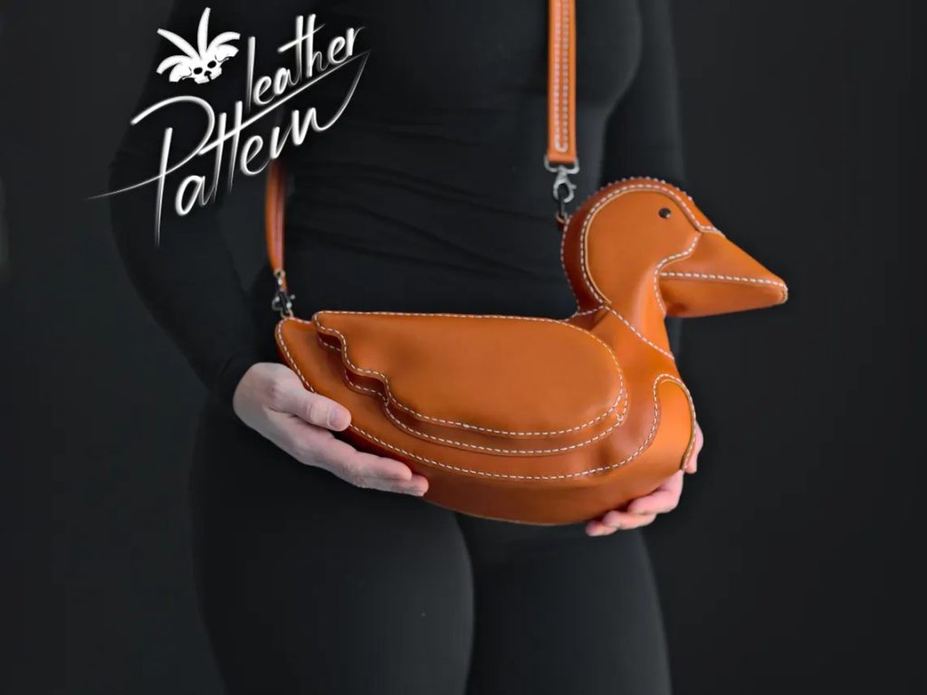 图片[2]-可达鸭挎包lh124-皮艺果手工皮具图纸