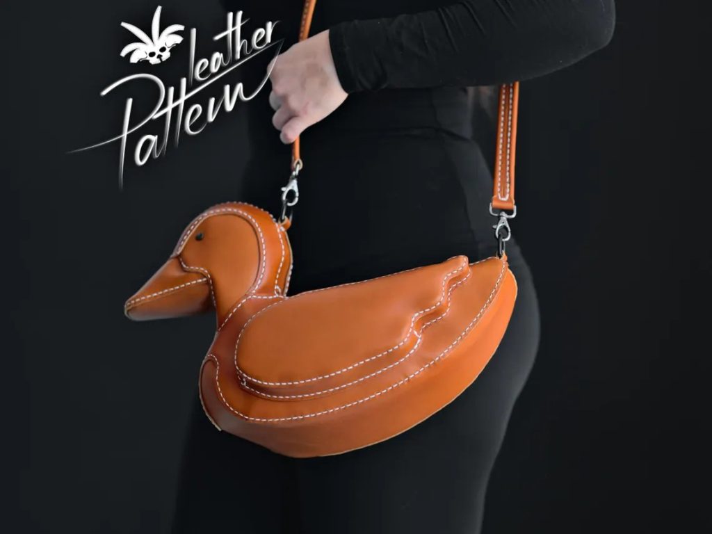 图片[1]-可达鸭挎包lh124-皮艺果手工皮具图纸