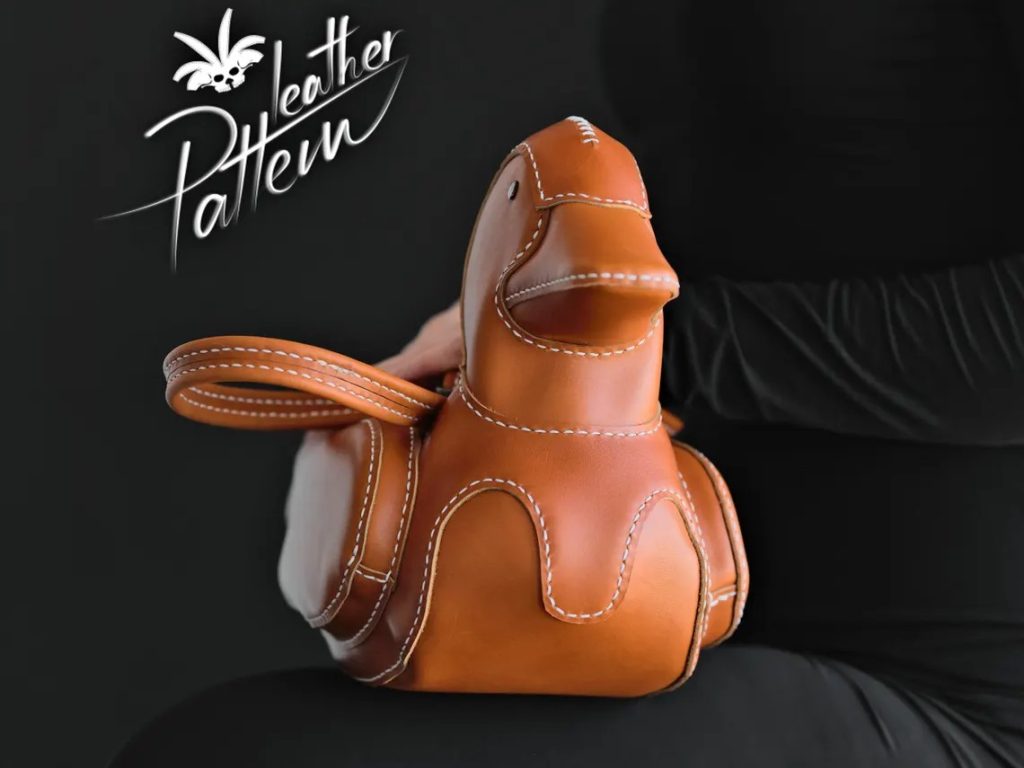 图片[3]-可达鸭挎包lh124-皮艺果手工皮具图纸