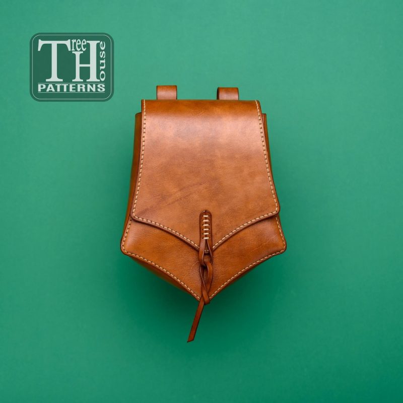 骑行腰包tr101-皮艺果手工皮具图纸
