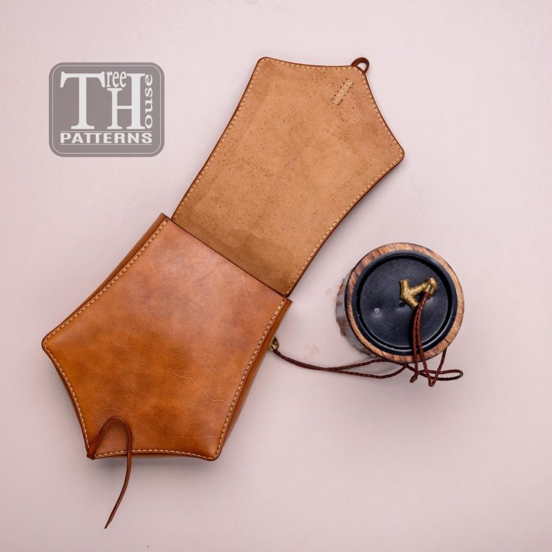 骑行腰包tr101-皮艺果手工皮具图纸