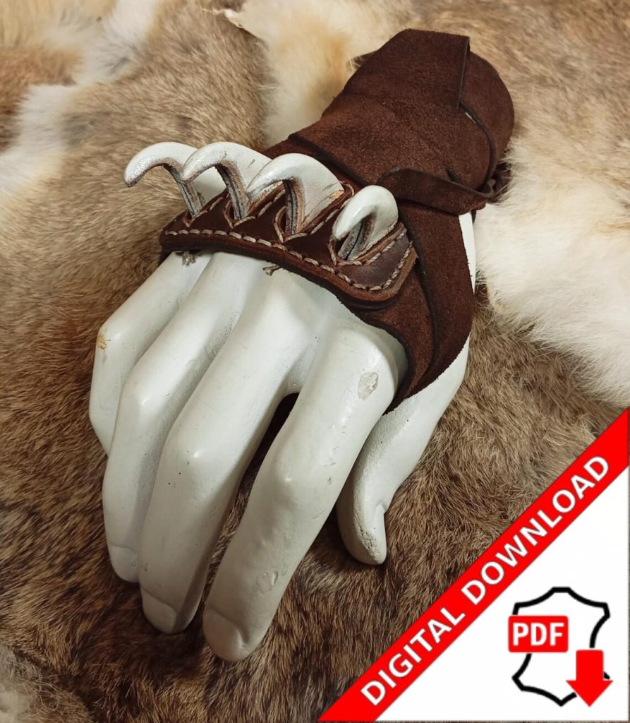 图片[1]-TheLARPPeddler德鲁伊手爪-皮艺果手工皮具图纸