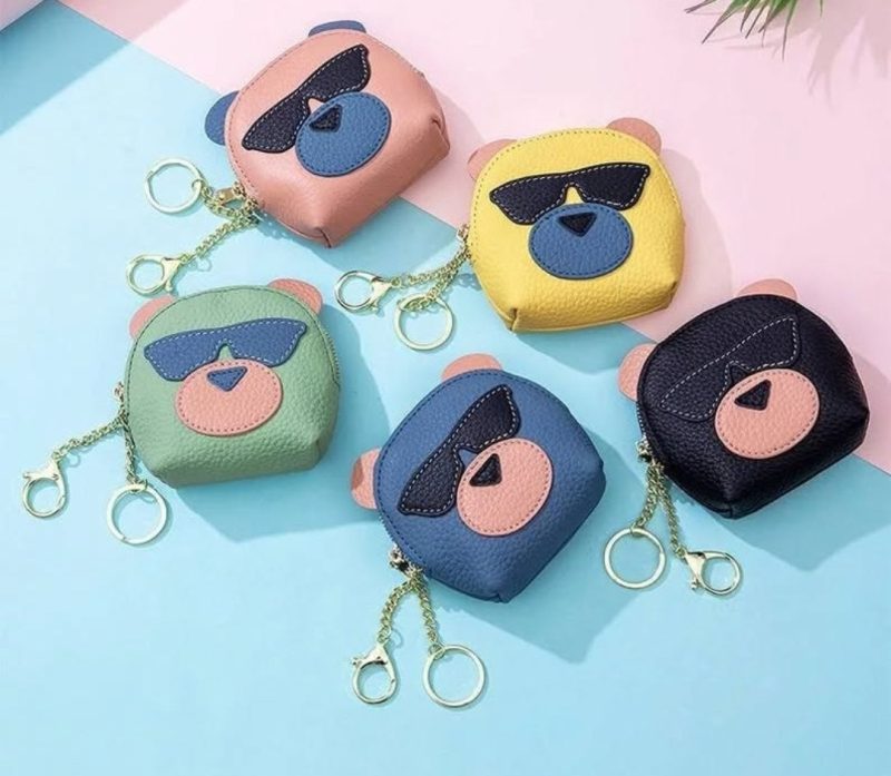 熊零钱包-皮艺果手工皮具图纸