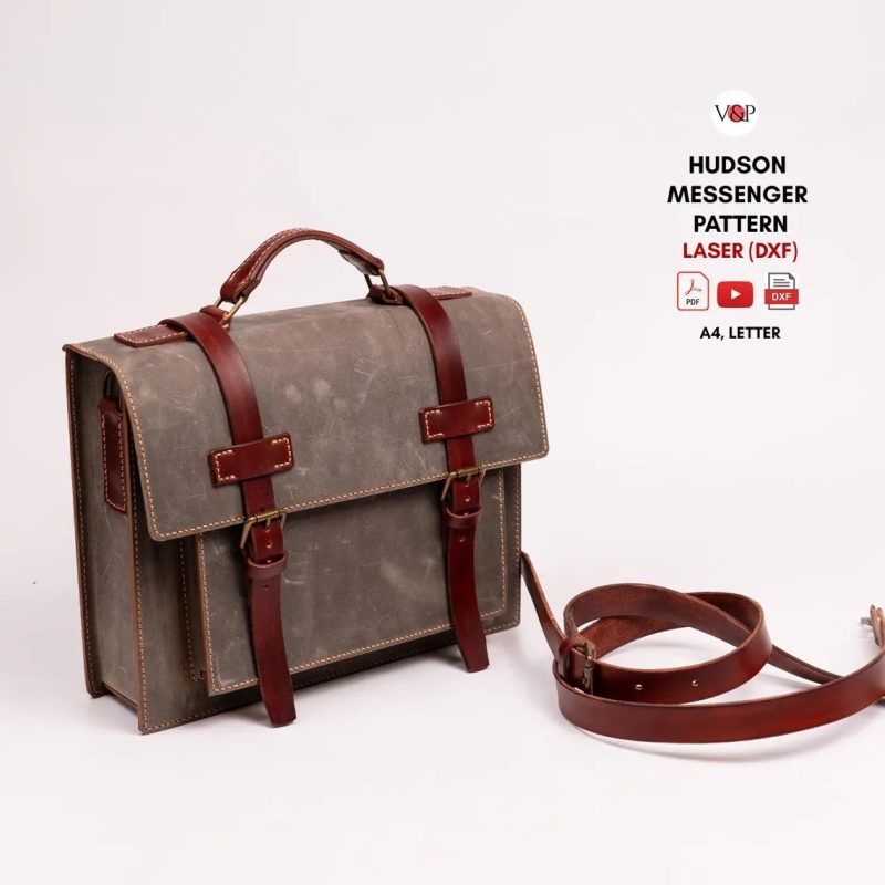 电脑包vp249-皮艺果手工皮具图纸