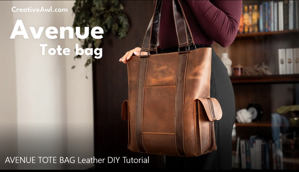 图片[1]-Avenue 手提袋ca292-皮艺果手工皮具图纸