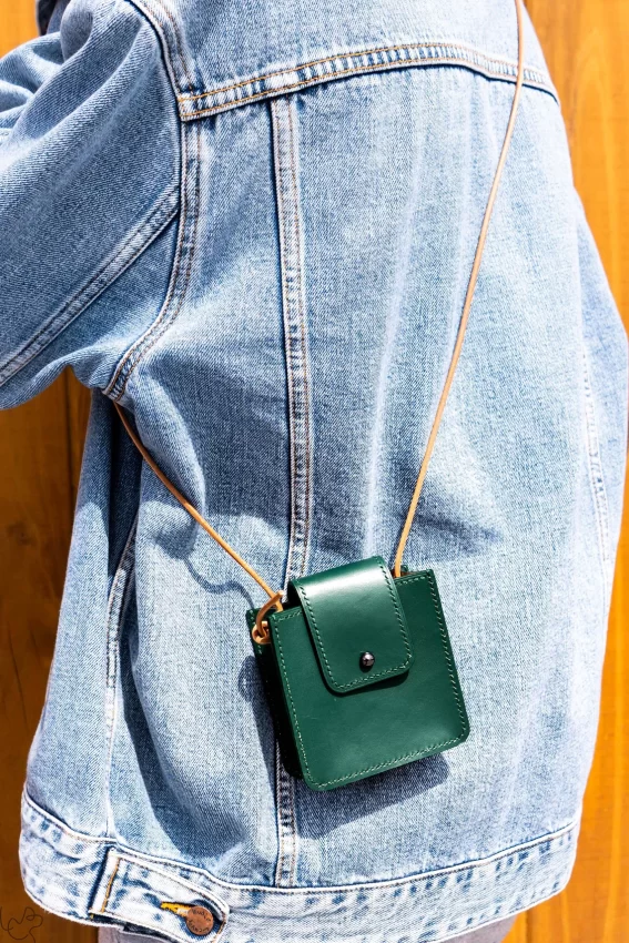 LeapLeatherCraft 迷你小挎包-皮艺果手工皮具图纸