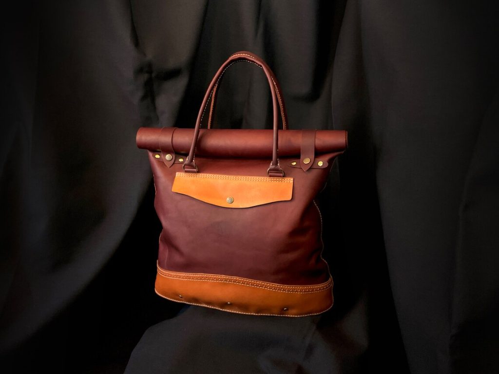 图片[2]-卷口托特包hb037-皮艺果手工皮具图纸