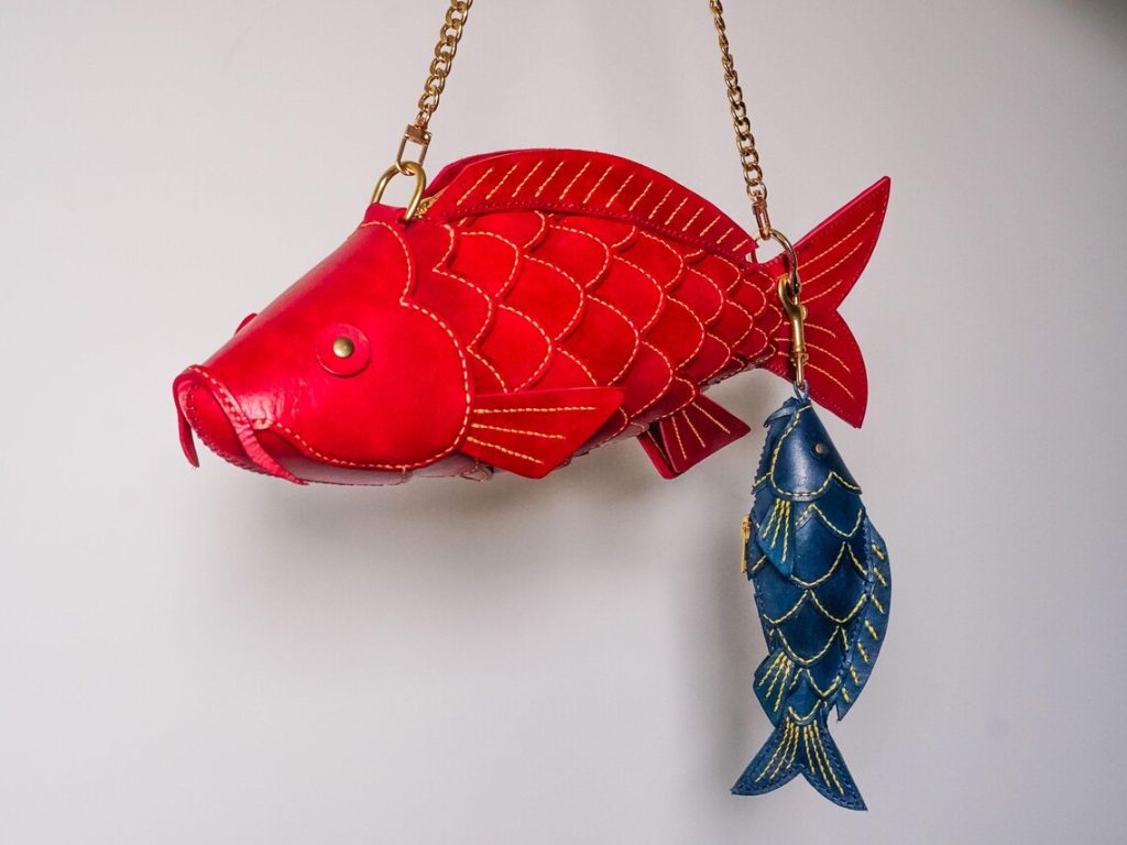 图片[2]-锦鲤鱼包pa073-皮艺果手工皮具图纸