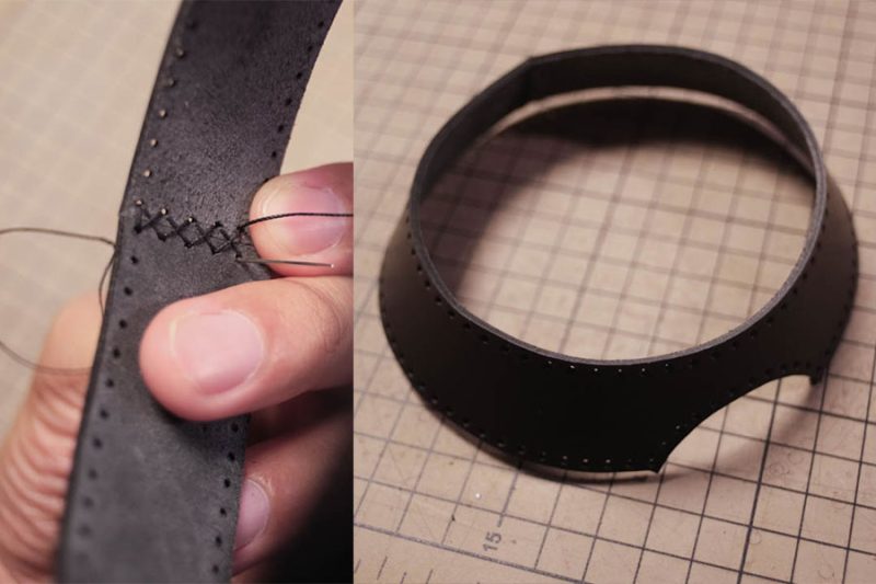 图片[3]-黑8笔筒制作过程-DIY手工帖子皮友圈子-皮具教程-皮艺果手工皮具图纸